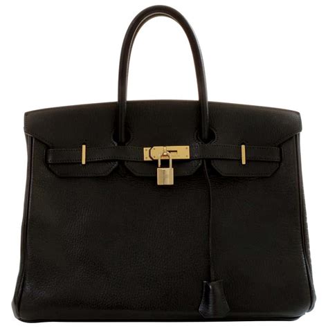 hermes black birkin 35|vintage birkin 35.